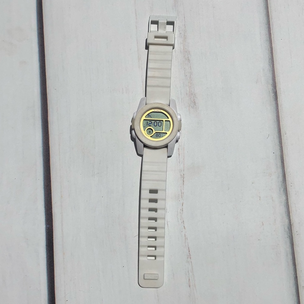 Nixon White Unit watch